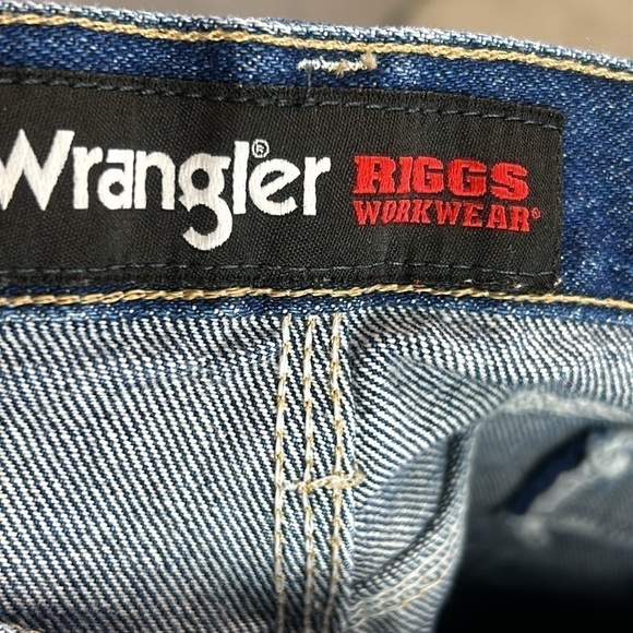 Wrangler Riggs Workwear Men’s Carpenter Utility Blue Jeans 42”x 30” - Picture 11 of 16